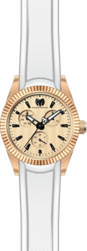 Technomarine Women's TM-724004 Sea Quartz Chronograph Rose Gold Dial Watch