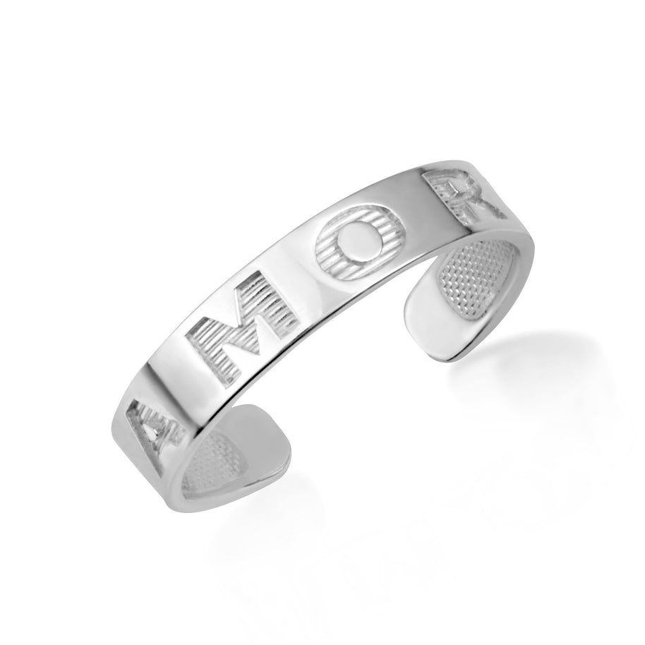 Gold Woman's Unique Amor Toe Ring (Available in Yellow/Rose/White Gold)
