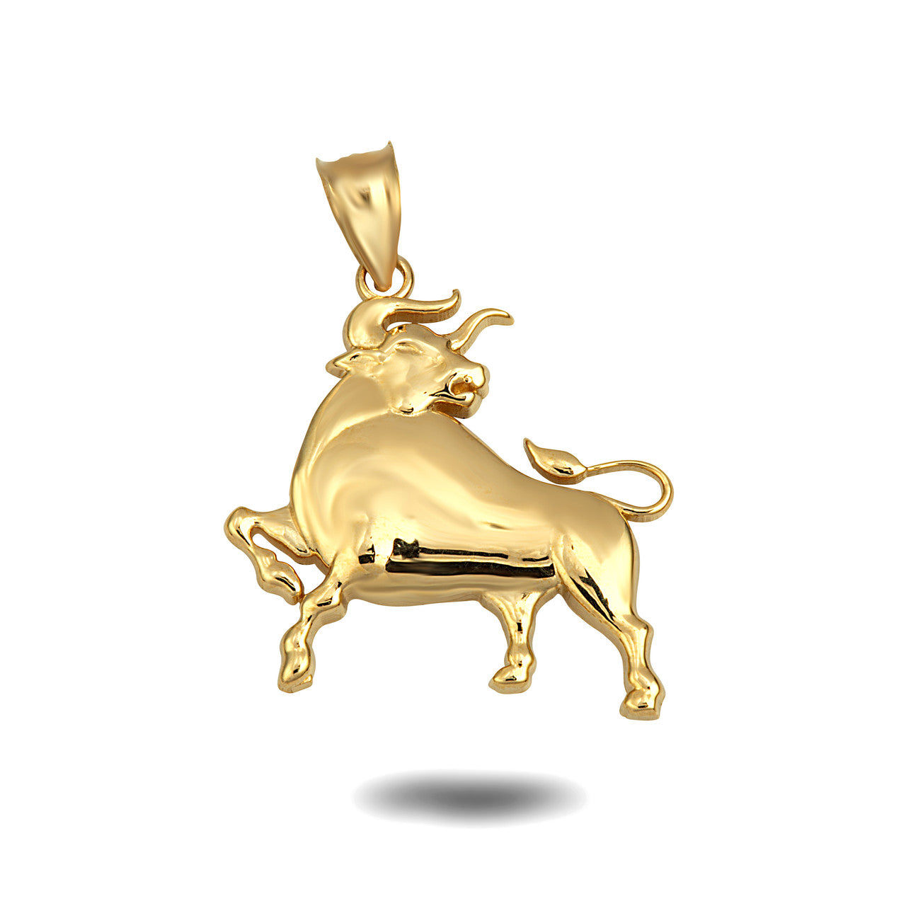 Gold Zodiac Symbol Pendant Necklace (Available in Yellow/White/Rose Gold)