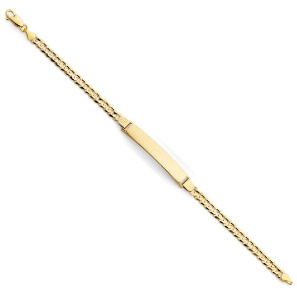 14K Cuban ID Bracelet - 7.5"