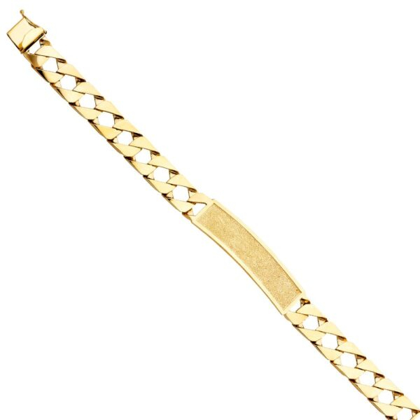 14K Cuban Link ID Bracelet - 8.5"