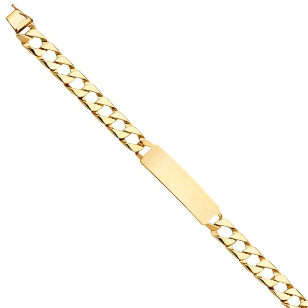 14K Cuban Link ID Bracelet - 8.5"