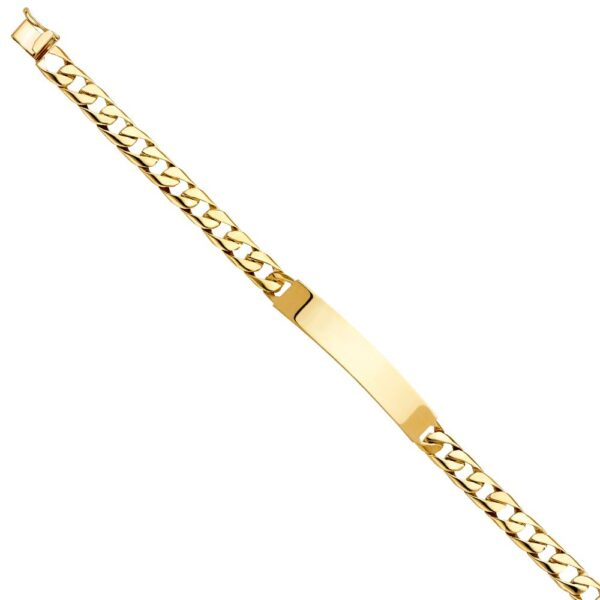 14K Cuban Link ID Bracelet - 8"