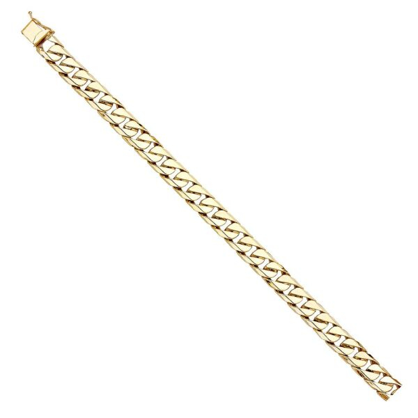 14K Cuban Link Bracelet - 8.5"