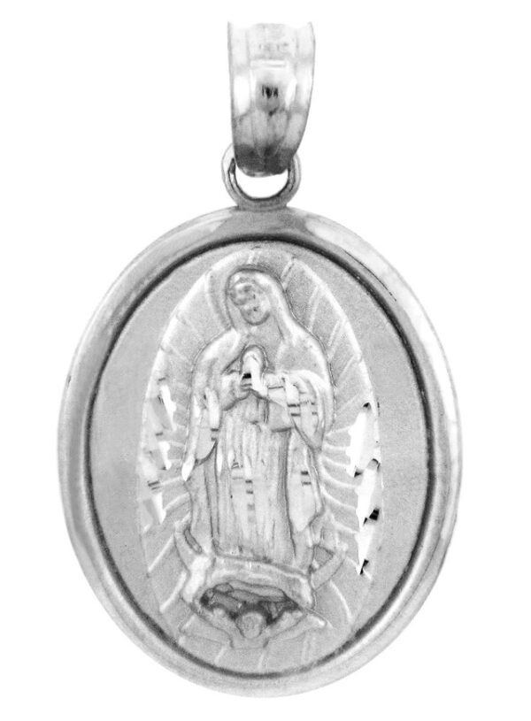 The Blessed Guadalupe Silver Pendant