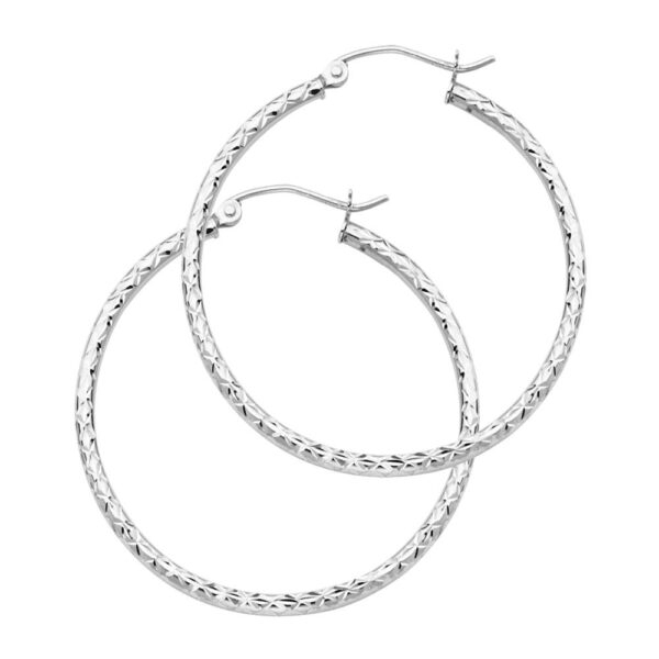 14K 1.5mm Hoop Earrings