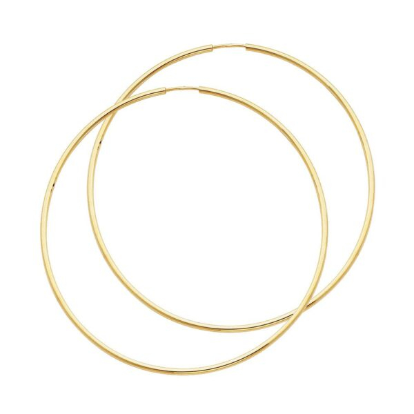 14K 1.5mm Hoop Earrings