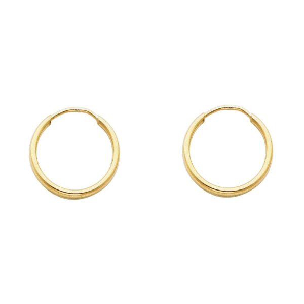 14K 1.5mm Hoop Earrings