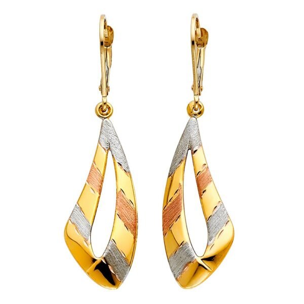 14K 3C Hanging Earrings