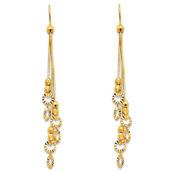 14KY Hanging Earrings