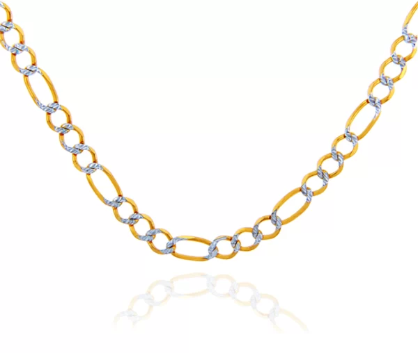 Gold Chains: Figaro Gold Chain 3.45mm