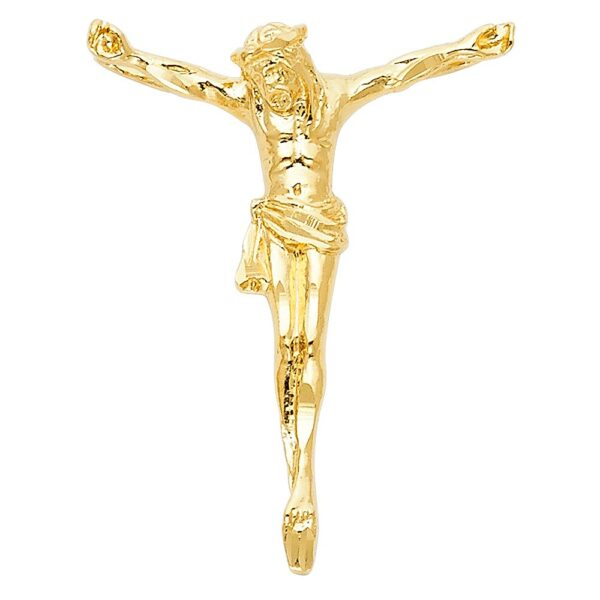 14K Religious Jesus Christ Body Pendant