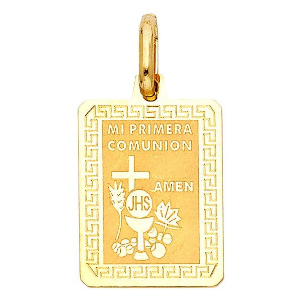 14K Religious Communion Pendant