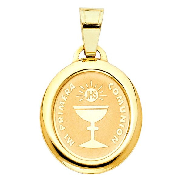 14K Religious Communion Pendant