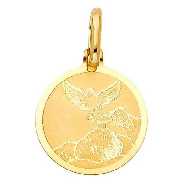 14K Religious Baptism Pendant