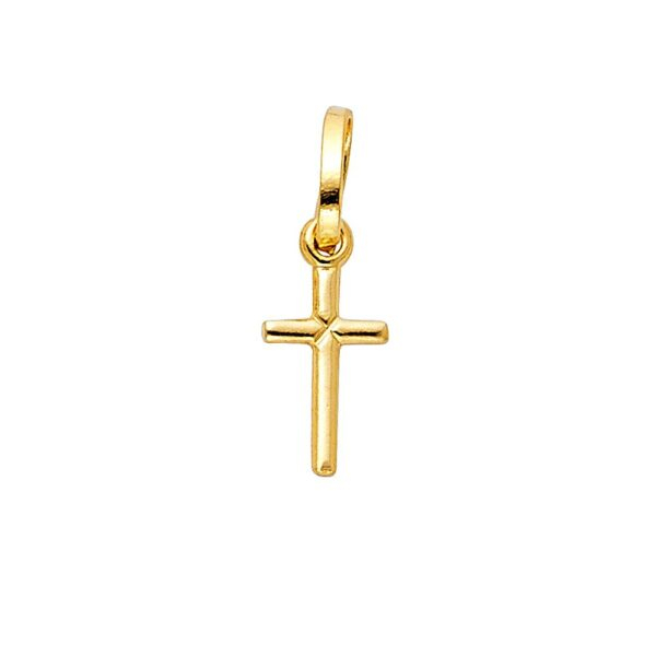 14K Cross Religious Pendant