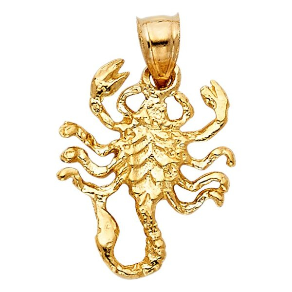 14K Scorpion Pendant