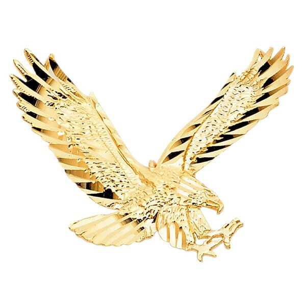 14K Eagle Pendant