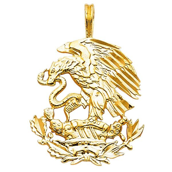 14K Eagle Pendant