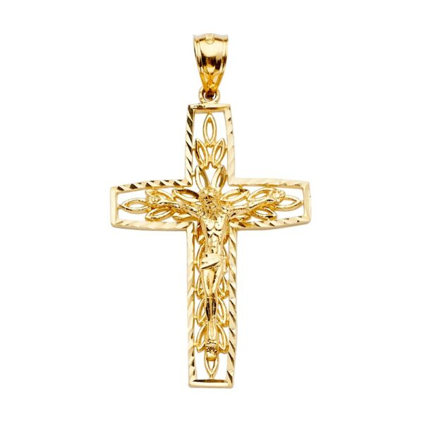 14KY Crucifix Cross Pendant