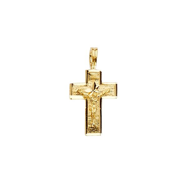 14KY Crucifix Cross Pendant