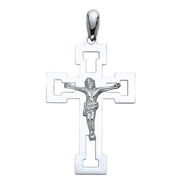 14K Jesus Crucifix Cross Religious Pendant