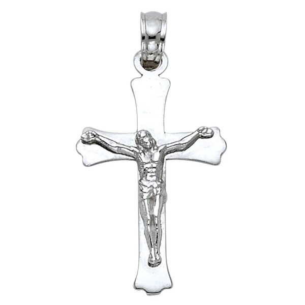 14K Jesus Crucifix Cross Religious Pendant