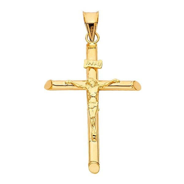 14K Religious Crucifix Pendant