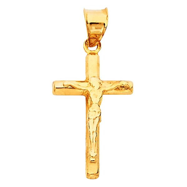 14K Religious Crucifix Pendant