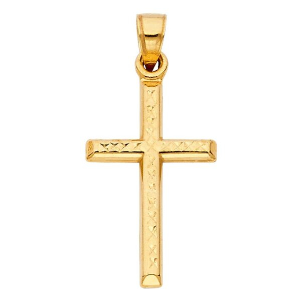 14K Religious Cross Pendant