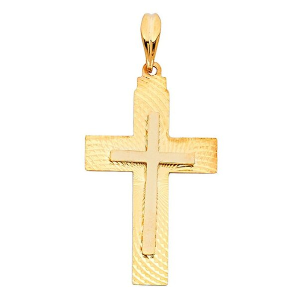 14K Religious Cross Pendant