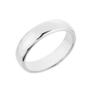 White Gold Classic Wedding Band 5mm