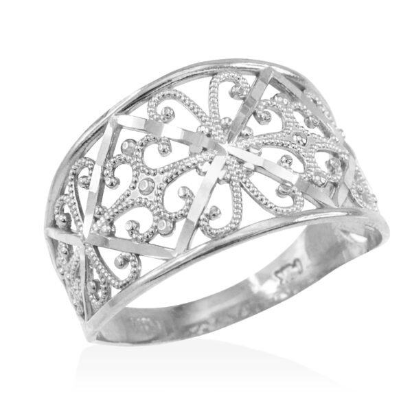 Sterling Silver Filigree Ring