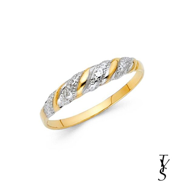 14K 2T Fancy Ring