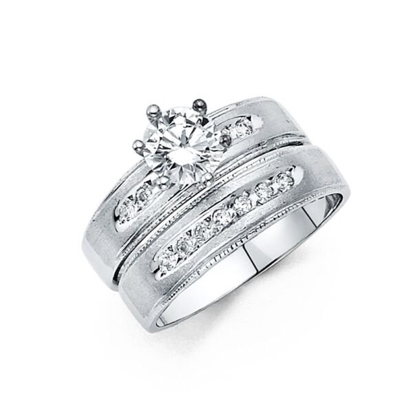 14KW CZ Engagement Ring Only