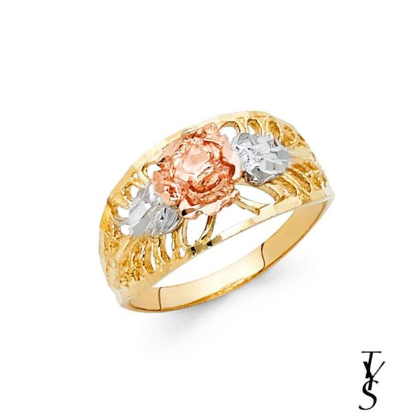 4K 3C Fancy Flower Ring