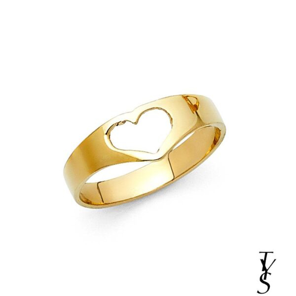 14KY Fancy Heart Ring