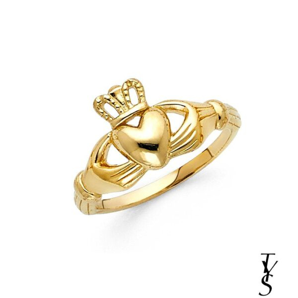 14KY Claddagh Ring