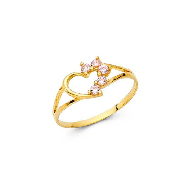 14KY CZ Babies Ring