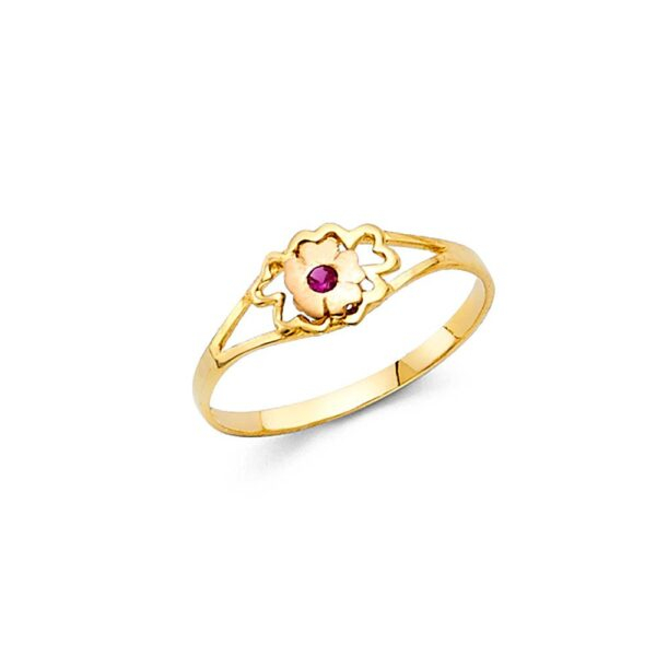 14KY CZ Babies Ring