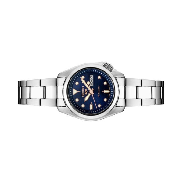 Seiko 5 SRE003 - Sports Automatic Watch with Sunburst Blue Dial and 28mm Case - Image 3