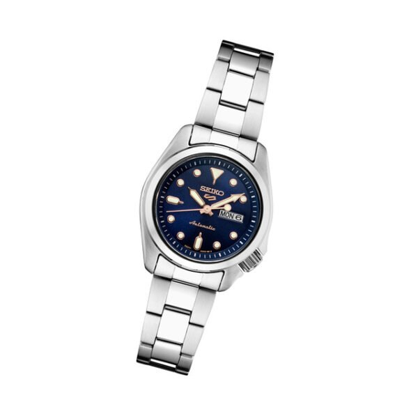 Seiko 5 SRE003 - Sports Automatic Watch with Sunburst Blue Dial and 28mm Case - Image 2