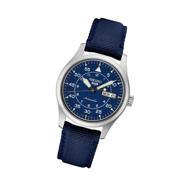 Seiko 5 SRPH31 - Sports Automatic Field Watch with Blue Dial - Image 2