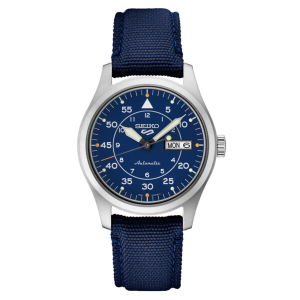 Seiko 5 SRPH31 - Sports Automatic Field Watch with Blue Dial