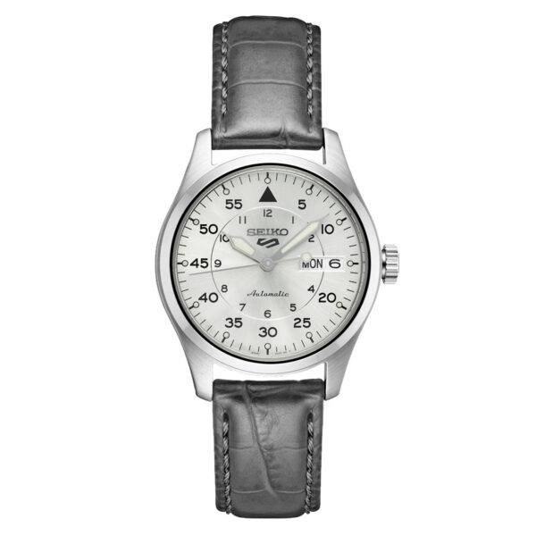 Seiko 5 SRPJ87 - Sports Automatic 36mm Watch with Silver Dial