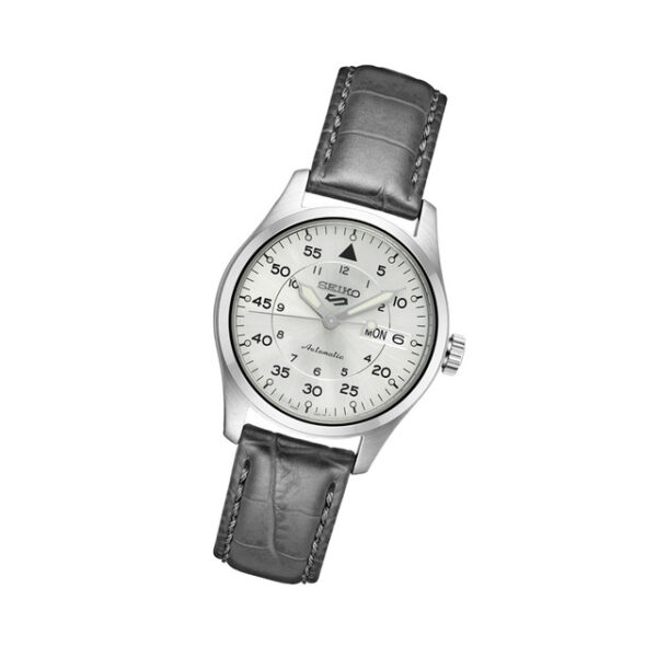 Seiko 5 SRPJ87 - Sports Automatic 36mm Watch with Silver Dial - Image 2