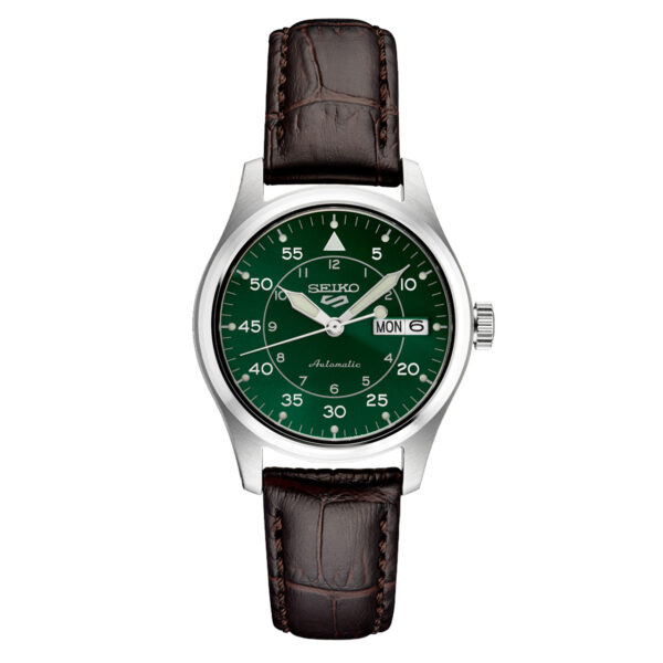 Seiko 5 SRPJ89 - Sports Automatic 36mm Watch with Green Dial