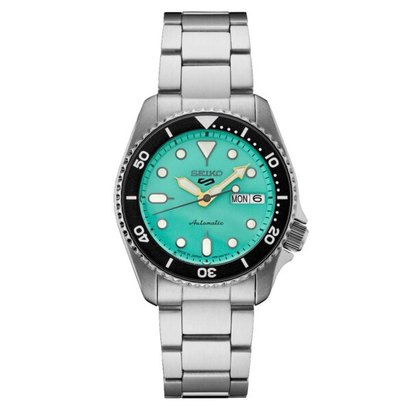 Seiko 5 SRPK33 - Sports 38mm Automatic Watch with Vibrant Green Dial