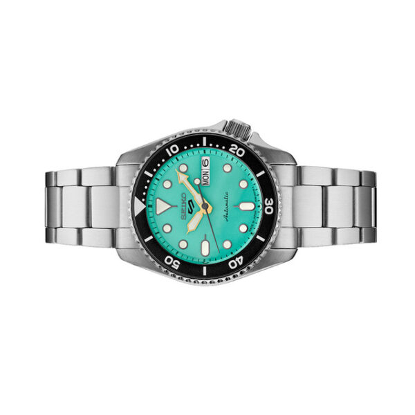 Seiko 5 SRPK33 - Sports 38mm Automatic Watch with Vibrant Green Dial - Image 2