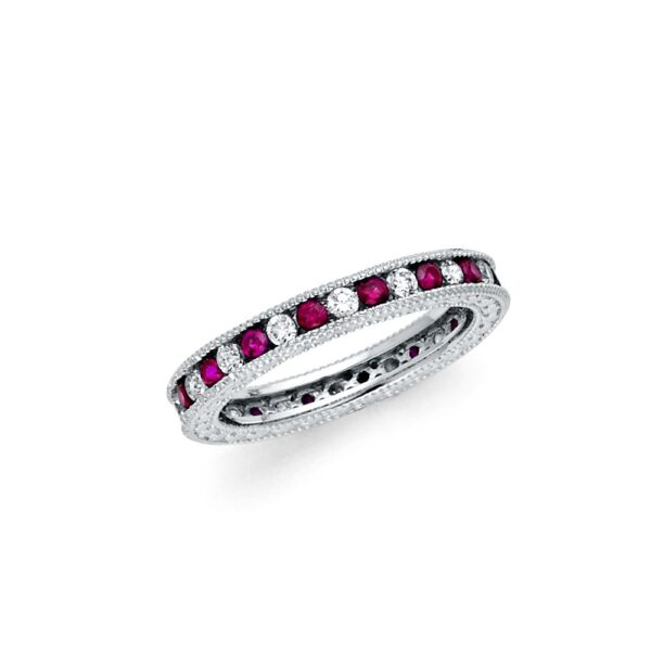 925 SS CZ Eternity Band